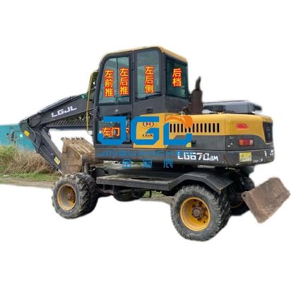 670BM 680 690 এক্সক্যাভেটর গ্লাস ফ্রন্ট উইন্ডশিল্ড ডোর স্লাইডিং উইন্ডো গ্লাস