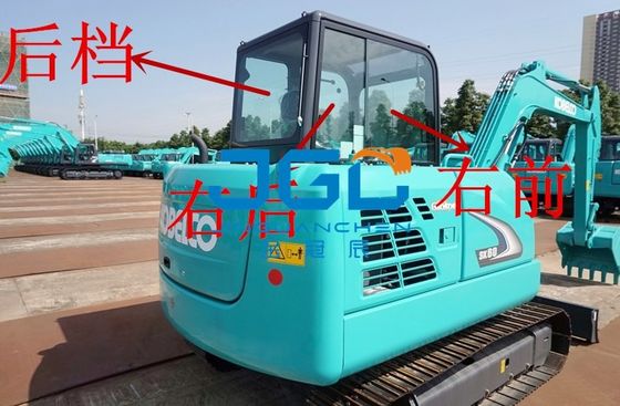 SK60-8 Excavator Front Gear পিছনের দরজা এবং উইন্ডো বাম এবং ডান উপরের এবং নীচের বাহু উইন্ডোশেল