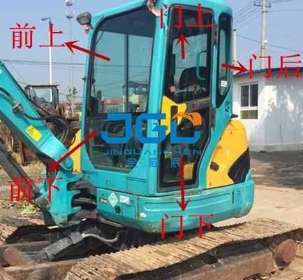 KX155 161 135-3S Excavator Front And Rear বাম এবং ডান দরজা, উপরের এবং নীচের উইন্ডশিল