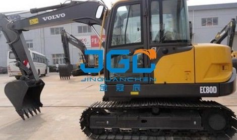 EC80D Excavator সামনের এবং পিছনের গিয়ার বাম এবং ডান উইন্ডোজ এবং উপরের এবং নীচের উইন্ডোজ