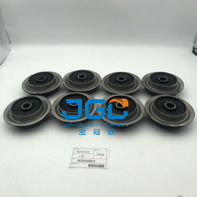 এক্সক্যাভেটর ইঞ্জিন SK 330-8 350-8 মাউন্টিং রাবার কুশন 6D102 ইঞ্জিন মাউন্ট রাবার
