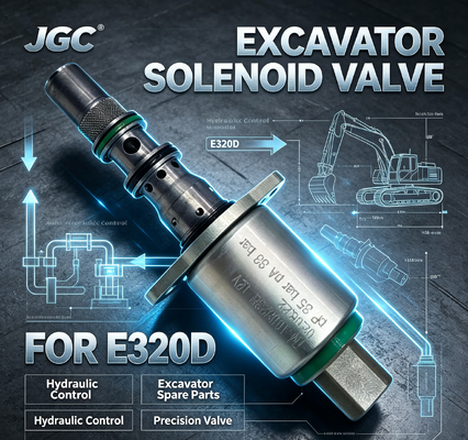E320D উচ্চ মানের Excavator জন্য Solenoid ভালভ