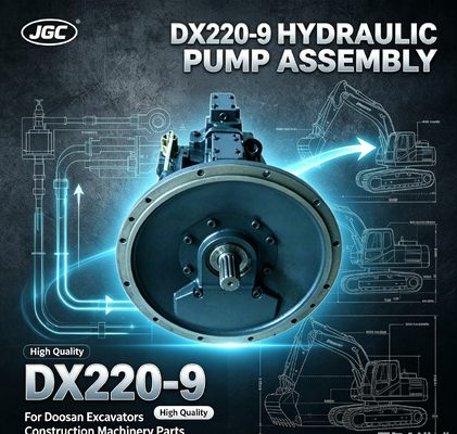 DX220-9 উচ্চ মানের পুরনো স্টাইলের হাইড্রোলিক পাম্প অ্যাসেম্বলি ডুসান এক্সকাভেটর নির্মাণ যন্ত্রাংশের জন্য