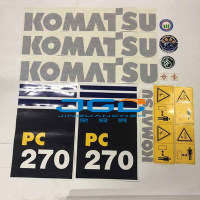 PC130 PC160 PC200 PC240 PC360 Excavator খুচরা যন্ত্রাংশ পুরো মেশিন বডি স্টিকার