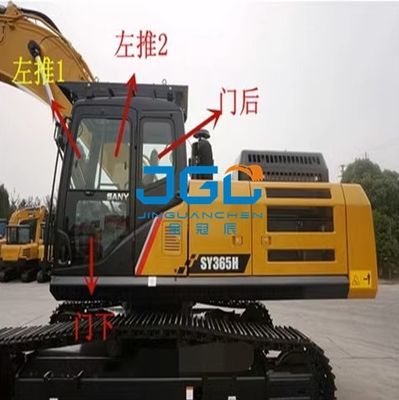 এক্সকাভেটর 135C-8 135C-9 215C-9 365H ফ্রন্ট গিয়ার ডাউনগিয়ার স্লাইডিং ডোর ডান হাতের গ্লাস