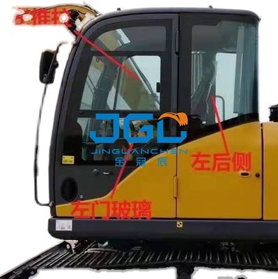 XE75DA 85C 80 ফ্রন্ট লোয়ার গিয়ার গ্লাস এক্সক্যাভেটর ফ্রন্ট ড্যাম্পার গ্লাস রিয়ার সাইড কার্ভড গ্লাস