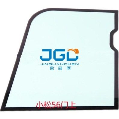 PC56-7 PC57 PC70-8 PC60-8 এক্সক্যাভেটর ফিটিং সামনের উইন্ড গিয়ারের পিছনে বাম দরজায় ডান হাতের গ্লাস