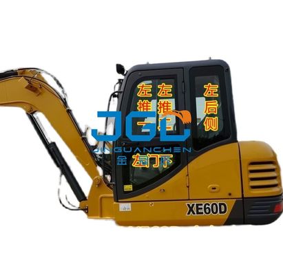 XE60D এক্সক্যাভেটর ফ্রন্ট উইন্ডশিল্ড ফ্রন্ট লোয়ার ডোর স্কাইলাইট রাইট আর্ম টেম্পারড গ্লাস