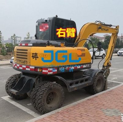 XYB75W-9 XYB75W-8T এক্সকাভেটর গ্লাস ক্যাব সামনের নিচের স্লাইডিং দরজা ডান হাতের টেম্পারড গ্লাসের পিছনের দিকে