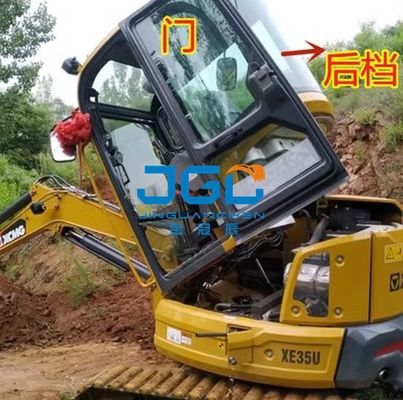 XE35U এক্সক্যাভেটর গ্লাস ফ্রন্ট গিয়ার ফ্রন্ট লোয়ার ডোর গ্লাস রিয়ার গিয়ার রাইট পুল স্কাইলাইট