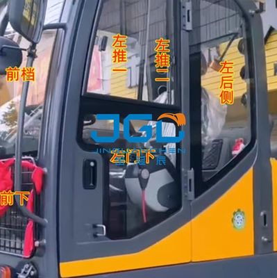 এক্সকাভেটর গ্লাস C75W ক্যাব ফ্রন্ট গিয়ার গ্লাস গাড়ির দরজা এবং জানালার পিছনে পুরো যানবাহনের টেম্পারড গ্লাস