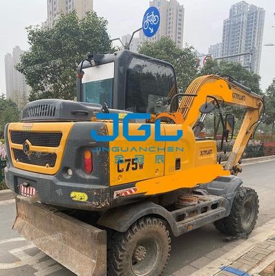 এক্সকাভেটর গ্লাস C75W ক্যাব ফ্রন্ট গিয়ার গ্লাস গাড়ির দরজা এবং জানালার পিছনে পুরো যানবাহনের টেম্পারড গ্লাস