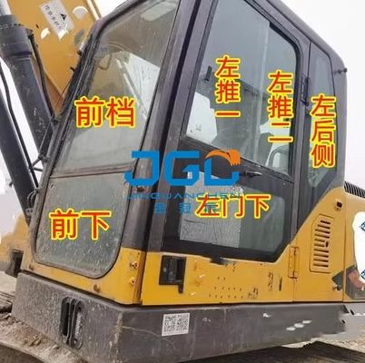 FR225D 220E 260E 150E 170E এক্সকাভেটর ফ্রন্ট উইন্ড গিয়ার পুশ এবং উইন্ডো গ্লাস টানুন