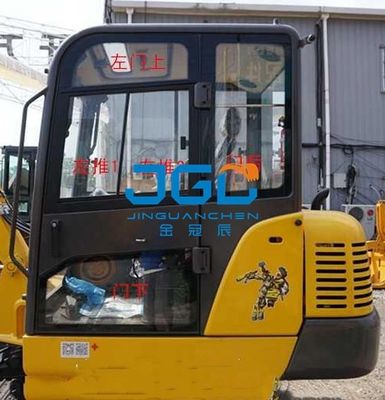 60D 60E2-H এক্সকাভেটর গ্লাস ফ্রন্ট উইন্ডশীল্ড বাম দরজা উপরের এবং নীচের পিছনের গিয়ার