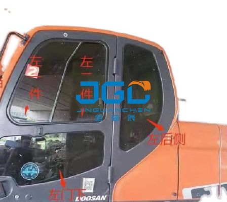 DX225-9C 75 260 এক্সক্যাভেটর গ্লাসের ডান হাত সামনের উইন্ড গিয়ার স্লাইডিং উইন্ডো টেম্পারড