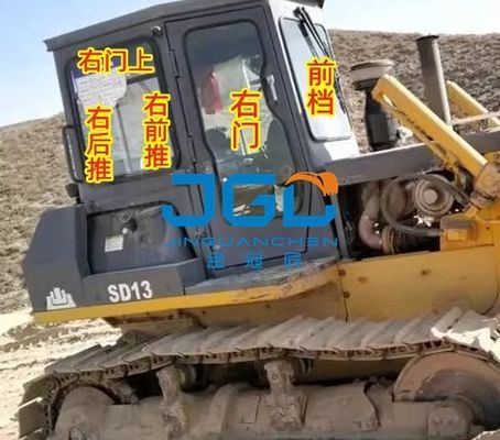SD16TL SD13 23 22 বুলডোজার ফ্রন্ট উইন্ডশেল এবং রিয়ার উইন্ডশেল স্লাইডিং উইন্ডোজ টেম্পারেড গ্লাস