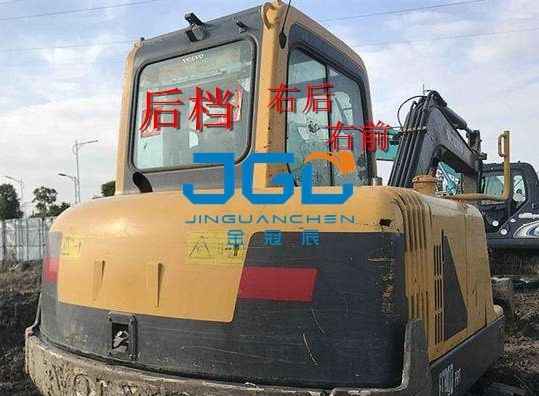 EC55B Excavator Front Rear Stop Door Glass Left And Right উইন্ডোশেল