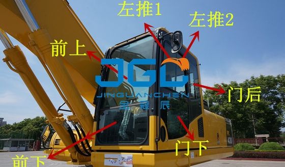 PC300 360 350 270 400 430 650 450-8mo Excavator সামনের এবং পিছনের গ্লাস