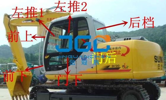SH200 120Z3 Excavator সামনের এবং ডান দরজা এবং উইন্ডোজ বাম এবং ডান উইন্ডোজ