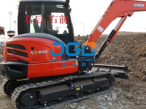KX165-5 খননকারীর সামনের গিয়ার পিছনের ব্লক বাম এবং ডান দরজা এবং উইন্ডোজ উপরের এবং নীচের উইন্ডোজ
