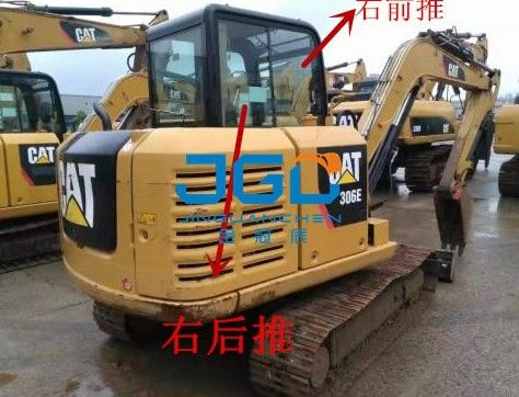 305.5E 306D Excavator সামনের এবং পিছনের গিয়ার বাম এবং ডান দরজা এবং উইন্ডোজ উইন্ডোজ
