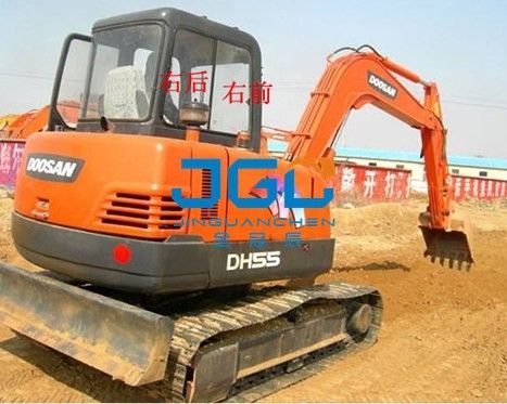 Excavator Glass DH55-LC-7 সামনের এবং পিছনের উইন্ডো, বাম এবং ডান দরজা এবং উইন্ডো