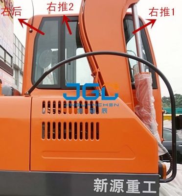 XY75W-9T 85W-8T এক্সকাভেটর কাচের দরজা এবং জানালা বাম এবং ডান সামনে এবং পিছনের স্কাইলাইট উইন্ডশীল্ড