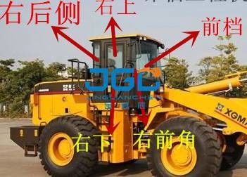 XG955 956 958 935 লোডার সামনের এবং পিছনের উইন্ডোজ এবং ডান এবং বাম দরজা