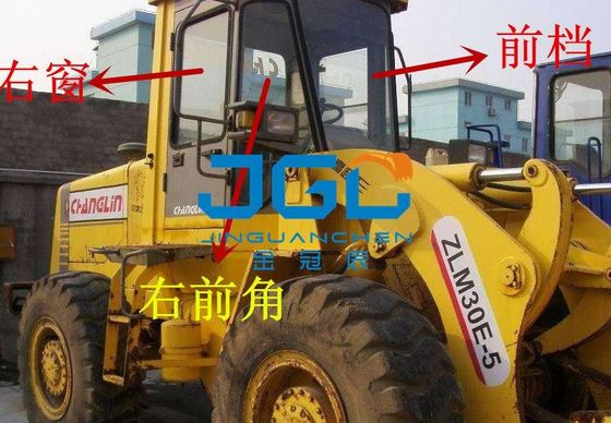 ZLM30E-3 ZLM30E-5 লোডার ফ্রন্ট স্টপ এবং রিয়ার স্টপ বাম এবং ডান উইন্ডো গ্লাস