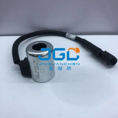 পাইলট সিকিউরিটি লক সোলিনয়েড ভ্যালভ কয়েল 12v 24v XE135 XE150 XE215 XE245 XE305 এক্সক্যাভেটর আনুষাঙ্গিক 1019