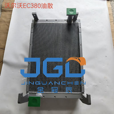 ভলভো EC380 EC380B EC380D Excavator Oil Cooler 17482432 14715372