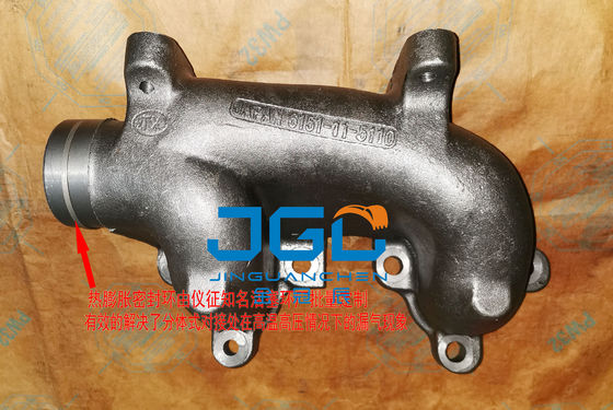 এক্সকাভেটর এক্সজ্যাস্ট ম্যানিফোড 6151-11-5110 PC400-7 6D125 এক্সজ্যাস্ট ম্যানিফোড