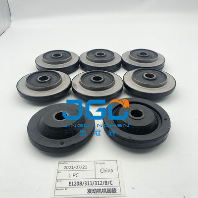 উচ্চ মানের E120B E312C E312B E311 ইঞ্জিন মাউন্ট কাঁচা erpillar Excavator ইঞ্জিন কুশন জন্য