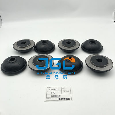 Excavator Engine Parts E200B E320 ইঞ্জিন মাউন্ট ইঞ্জিনের সামনের এবং পিছনের জন্য রাবার