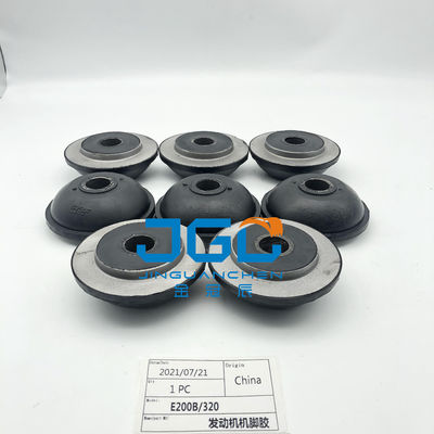 Excavator Engine Parts E200B E320 ইঞ্জিন মাউন্ট ইঞ্জিনের সামনের এবং পিছনের জন্য রাবার