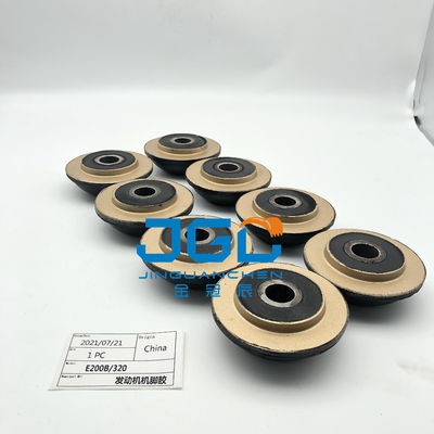Excavator Engine Parts E200B E320 ইঞ্জিন মাউন্ট ইঞ্জিনের সামনের এবং পিছনের জন্য রাবার
