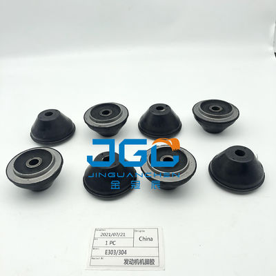 Excavator E303 E304 ডিজেল ইঞ্জিন পার্টস S3L ইঞ্জিন কুশন জন্য রাবার সমর্থন কুশন