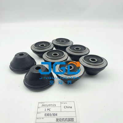 Excavator E303 E304 ডিজেল ইঞ্জিন পার্টস S3L ইঞ্জিন কুশন জন্য রাবার সমর্থন কুশন