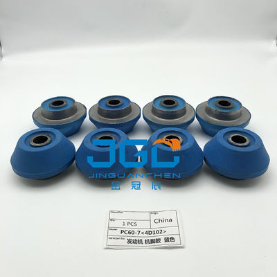 এক্সক্যাভেটর PC60-7 ডিজেল ইঞ্জিন সমর্থন কুশন জন্য 4D102 ইঞ্জিন কুশন