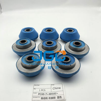 এক্সক্যাভেটর PC60-7 ডিজেল ইঞ্জিন সমর্থন কুশন জন্য 4D102 ইঞ্জিন কুশন