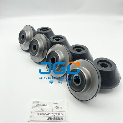 Komatsu PC200-1 PC200-2 ইঞ্জিনের জন্য Excavator ইঞ্জিন রাবার মাউন্ট