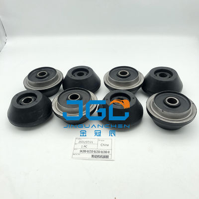 SK200-8 210-8,250-8,260-8 রাবার মাউন্ট YN02P01095P1 J05E ইঞ্জিন কুশন রাবার প্যাড SK200 ইঞ্জিন মাউন্ট রাবার