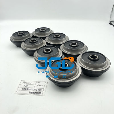SK200-8 210-8,250-8,260-8 রাবার মাউন্ট YN02P01095P1 J05E ইঞ্জিন কুশন রাবার প্যাড SK200 ইঞ্জিন মাউন্ট রাবার