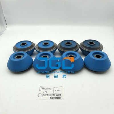 SK200-8 210-8,250-8,260-8 রাবার মাউন্ট YN02P01095P1 J05E ইঞ্জিন কুশন রাবার প্যাড SK200 ইঞ্জিন মাউন্ট রাবার