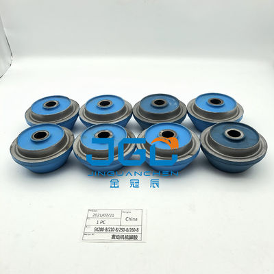 SK200-8 210-8,250-8,260-8 রাবার মাউন্ট YN02P01095P1 J05E ইঞ্জিন কুশন রাবার প্যাড SK200 ইঞ্জিন মাউন্ট রাবার