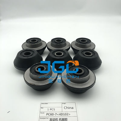 এক্সক্যাভেটর PC60-7 ডিজেল ইঞ্জিন সমর্থন কুশন জন্য 4D102 ইঞ্জিন কুশন