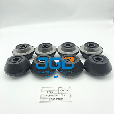 এক্সক্যাভেটর PC60-7 ডিজেল ইঞ্জিন সমর্থন কুশন জন্য 4D102 ইঞ্জিন কুশন