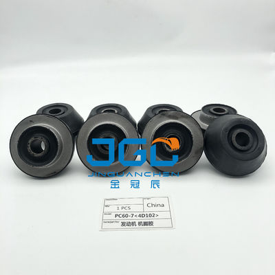 এক্সক্যাভেটর PC60-7 ডিজেল ইঞ্জিন সমর্থন কুশন জন্য 4D102 ইঞ্জিন কুশন
