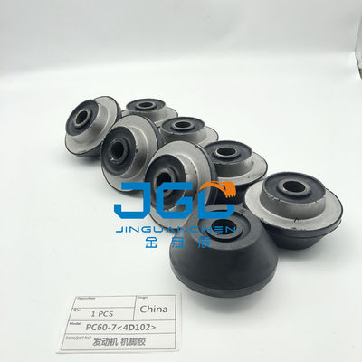 এক্সক্যাভেটর PC60-7 ডিজেল ইঞ্জিন সমর্থন কুশন জন্য 4D102 ইঞ্জিন কুশন
