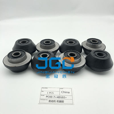 এক্সক্যাভেটর PC60-7 ডিজেল ইঞ্জিন সমর্থন কুশন জন্য 4D102 ইঞ্জিন কুশন